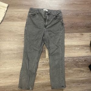 Abercrombie Curve Love Ankle Straight Ultra High Rise